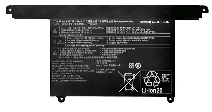Remplacement Batterie De PortablePour FUJITSU LIFEBOOK U938