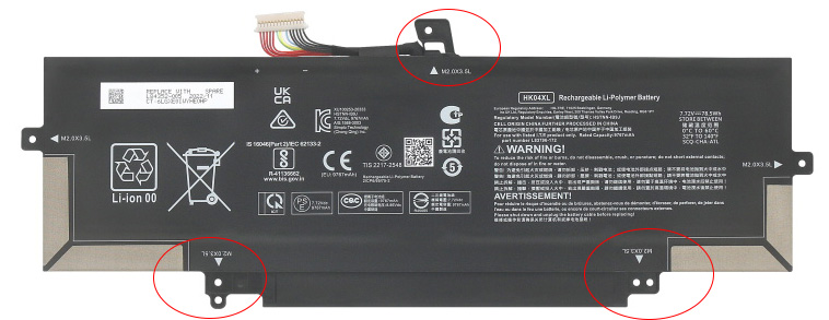 Remplacement Batterie De PortablePour HP EliteBook x360 1040 G8
